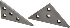 Value Collection - 30 to 90° Angle, Angle Block Set - 1/4 Inch Thick, 10 Minutes Accuracy, Includes 1 of Each Size - Strong Tooling