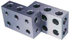 Suburban Tool - 0.0001 Squareness Per Inch, Hardened Steel, 1-2-3 Block with 11 Hole Setup Block - 5/16 - 18 Inch Tapped Hole Size, Sold As Matched Pair - Strong Tooling