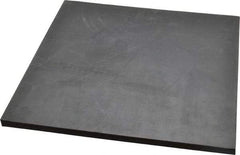 Made in USA - 12" Long, 12" Wide, 1/2" Thick, Neoprene Rubber Foam Sheet - 35 to 45 Durometer, Black, -20 to 220°F, 800 psi Tensile Strength, Stock Length - Strong Tooling