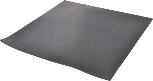 Made in USA - 12" Long, 12" Wide, 1/8" Thick, Neoprene Rubber Foam Sheet - 50 to 60 Durometer, Black, -20 to 220°F, 900 psi Tensile Strength, Stock Length - Strong Tooling