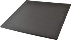 Made in USA - 12" Long, 12" Wide, 3/8" Thick, Neoprene Rubber Foam Sheet - 50 to 60 Durometer, Black, -20 to 220°F, 900 psi Tensile Strength, Stock Length - Strong Tooling