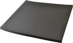 Made in USA - 12" Long, 12" Wide, 1/2" Thick, Neoprene Rubber Foam Sheet - 50 to 60 Durometer, Black, -20 to 220°F, 900 psi Tensile Strength, Stock Length - Strong Tooling