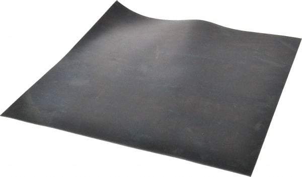 Made in USA - 12" Long, 12" Wide, 1/16" Thick, Neoprene Rubber Foam Sheet - 65 to 75 Durometer, Black, -20 to 220°F, 1,000 psi Tensile Strength, Stock Length - Strong Tooling