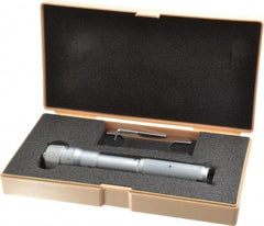 Mitutoyo - 0.8 to 1", Mechanical Inside Hole Micrometer - 0.0002" Graduation, 0.00015" Accuracy, Ratchet Stop Thimble - Strong Tooling