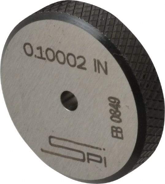 SPI - 0.1" Inside x 0.98" Outside Diameter, 0.28" Thick, Setting Ring - Accurate to 0.00006", Silver - Strong Tooling