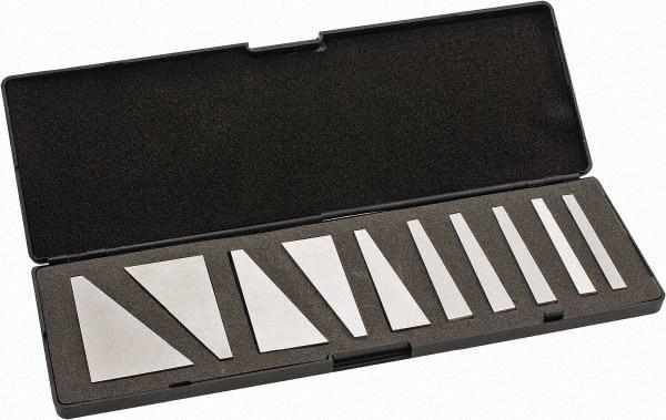 Value Collection - 1 to 30° Angle, 3 Inch Long, Steel, Angle Block Set - Strong Tooling