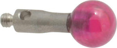 SPI - 6 mm Ball Diameter, M2 Thread, Ruby Point Ball Tip CMM Stylus - 10 mm Overall Length - Strong Tooling