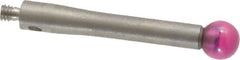 SPI - 4 mm Ball Diameter, M2 Thread, Ruby Point Ball Tip CMM Stylus - 20 mm Overall Length - Strong Tooling