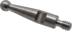 SPI - 0.078" Ball Diam, Steel, Ball Test Indicator Contact Point - 1/2" Contact Point Length, Use with Peacock Test Indicators - Strong Tooling