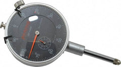 Peacock - 1" Range, 0-100 Dial Reading, 0.001" Graduation Dial Drop Indicator - 2-3/64" Dial, 0.002" Accuracy, Revolution Counter - Strong Tooling