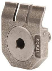 Mitee-Bite - 2-1/2mm Clamping Height, 880 Lb Clamping Pressure, Standard Height Swivel Stop Positioning Stop - 2-1/2mm Jaw Height, Spring Steel, Series Mitee-Bite Kopal Mini Clamps - Strong Tooling