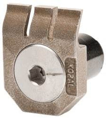 Mitee-Bite - 2-1/2mm Clamping Height, 880 Lb Clamping Pressure, Standard Height Low Profile Positioning Stop - 2-1/2mm Jaw Height, Spring Steel, Series Mitee-Bite Kopal Mini Clamps - Strong Tooling