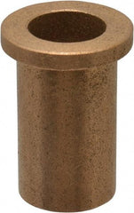 Boston Gear - 5/8" Inside x 13/16" Outside Diam, Oil Impregnated Bronze Sleeve Bearing - 1-1/16" Flange Outside Diam, 5/32" Flange Thickness, 1-1/2" OAL - Strong Tooling