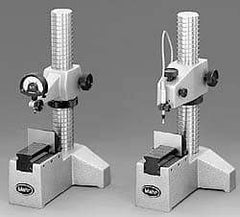 Mahr - Cast Iron (Base), T-Shaped Base, Comparator Gage Stand - 9-1/2" High, 5-1/2" Base Length x 6" Base Width x 4" Base Height, Includes Holder - Strong Tooling