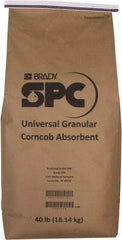 Brady SPC Sorbents - 40 Lb Bag Corncob Granular Sorbent - Universal Use - Strong Tooling