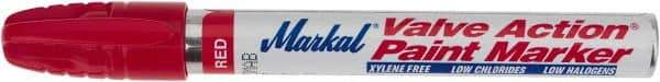 Markal - Red Permanent Marker - Felt Tip - Strong Tooling