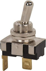 GC/Waldom - SPST Heavy Duty On-Off Toggle Switch - Quick Connect Terminal , Bat Handle Actuator, 3/4 hp at 125/250 VAC hp, 125 VAC at 20 A & 250 VAC at 10 A - Strong Tooling