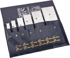 Value Collection - 3/8 to 2-1/4 Inch Adjustable Parallel Set - 5-1/16 Inch Long, 9/32 Inch Thick, 6 Pieces - Strong Tooling