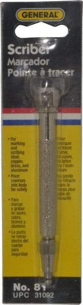 General - 5-3/4" OAL Pocket Scriber - Steel - Strong Tooling