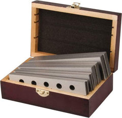 Value Collection - 8 Piece, 6 Inch Long Tool Steel Parallel Set - 1 to 1-3/4 Inch High, 3/16 to 1/2 Inch Thick, 55-62 RC Hardness, Sold as 4 Pair - Strong Tooling