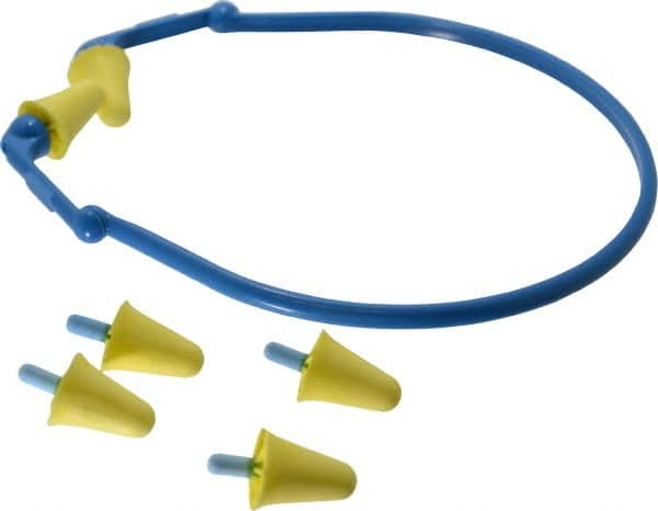 3M - Reusable, Banded, 25 dB Earplugs - Yellow, 1 Band, 2 Pairs of Pods - Strong Tooling