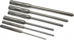 Mayhew - 6 Piece, 1/8 to 5/16", Roll Pin Punch Set - Round Shank, Comes in Vinyl Roll - Strong Tooling