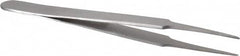 Value Collection - 4-1/4" OAL Stainless Steel Assembly Tweezers - Narrow Sharp Points - Strong Tooling