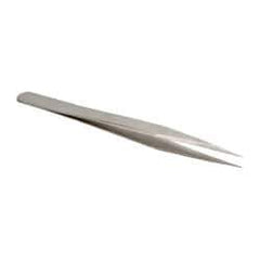 Value Collection - 4-3/4" OAL 3-SS Precision Tweezers - Very Fine - Strong Tooling