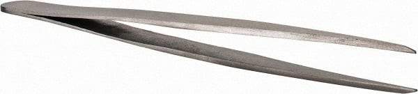 Value Collection - 4-1/2" OAL Stainless Steel Assembly Tweezers - Strong Sharp Points - Strong Tooling