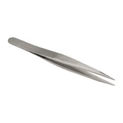 Erem - 4-3/4" OAL OO-SA Precision Tweezers - Fine Straight Point - Strong Tooling