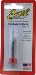 Excel - 5 Piece Steel Hobby Blade - 1-7/16" OAL - Strong Tooling