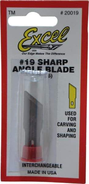 Excel - 5 Piece Steel Hobby Blade - 1-5/8" OAL - Strong Tooling