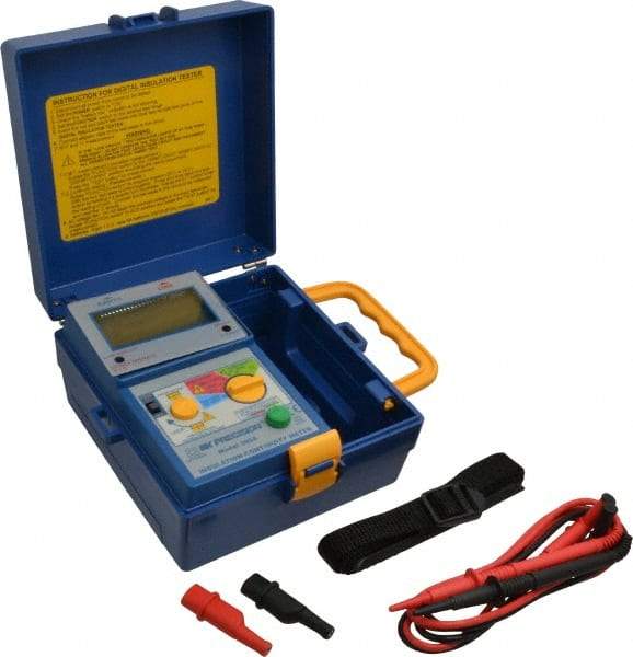 B&K Precision - Digital Display, 2,000 Megohm Electrical Insulation Resistance Tester & Megohmmeter - 1,000 VDC Max Test Voltage, Powered by AA Battery - Strong Tooling