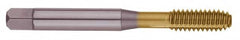 OSG - #8-36 UNF H5 Thread Limit Modified Bottoming Thread Forming Tap - Cobalt, TiN Finish, 2-1/8" OAL, 3/4" Thread Length, Right Hand Thread, Series HY-PRO NRT - Strong Tooling