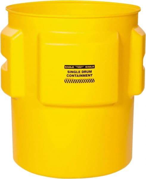 Eagle - 65 Gallon Capacity, No Top, Containment Unit - 55 Gallon Container, Polyethylene, 1000 Lb. Capacity, EPA 40 CFR 264.175 Listing - Strong Tooling