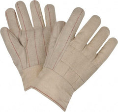 PRO-SAFE - Size Universal Unlined Cotton Hot Mill Glove - 15" OAL, Band Top Cuff - Strong Tooling