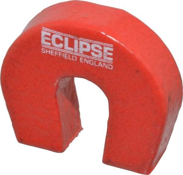 Eclipse - 19/64" Overall Width, 1-1/8" Deep, 1" High, 2-3/4 Lb Average Pull Force, Alnico Horseshoe Magnet - 550°C Operating Temprature, 1/4" Gap Width, 7/16" Pole Width, Grade 5 Alnico - Strong Tooling