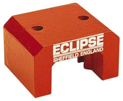 Eclipse - 2 Hole, 0.374" Hole Diam, 3-1/4" Overall Width, 3-1/8" Deep, 2-1/8" High, 101 Lb Average Pull Force, Alnico Power Magnets - 20.65mm Pole Width, 550°C Max Operating Temp, Grade 5 Alnico - Strong Tooling