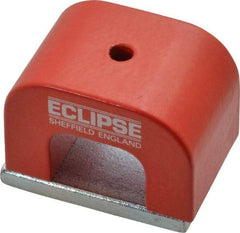 Eclipse - 1 Hole, 0.1969" Hole Diam, 1-3/16" Overall Width, 1-49/64" Deep, 1-3/16" High, 26 Lb Average Pull Force, Alnico Power Magnets - 11mm Pole Width, 550°C Max Operating Temp, Grade 5 Alnico - Strong Tooling