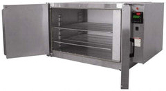 Grieve - 1 Phase, 28 Inch Inside Width x 24 Inch Inside Depth x 18 Inch Inside Height, 350°F Max, Portable Heat Treating Bench Oven - 2 Shelves, 7 Cubic Ft. Work Space, 115 Max Volts, 41 Inch Outside Width x 30 Inch Outside Depth x 23 Inch Outside Height - Strong Tooling