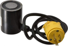 Mag-Mate - 2" Diam, 14 Watts, 190 Lb Max Magnetic Pull Electromagnet - 1/4-20 Thread, 120 AC Output Voltage - Strong Tooling