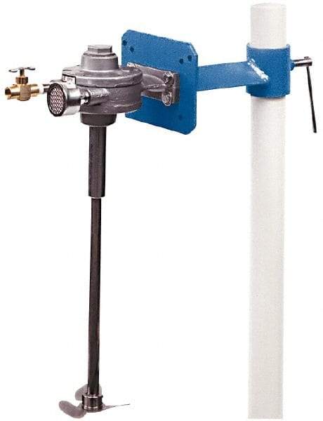 Neptune Mixer - 50 to 80 psi Air Pressure, 5 Gallon Mixing Capacity, 1/4 to 1/2 hp, Pipe Clamp, Air Powered Mixer - 24 Inch Long Shaft, Compatible with Pail Container - Strong Tooling