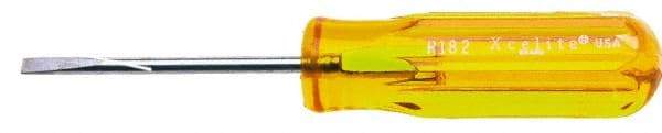 Xcelite - Standard Slotted Screwdriver - Round Shank, Acetate Handle - Strong Tooling