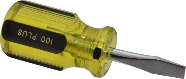 Stanley - Standard Slotted Screwdriver - Round Shank, Acetate Handle - Strong Tooling