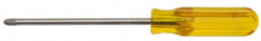 Xcelite - #3, 10-1/2" OAL, Standard Phillips Screwdriver - 6" Blade Length, Round Shank, Acetate Handle - Strong Tooling