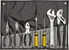 Value Collection - 7 Piece Mechanic's Tool Set - Comes in Tool Roll - Strong Tooling