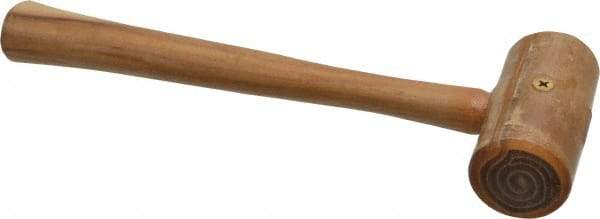 Garland - 3/8 Lb Head Rawhide Mallet - Wood Handle - Strong Tooling