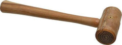 Garland - 3/8 Lb Head Rawhide Mallet - Wood Handle - Strong Tooling