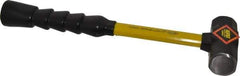 NUPLA - 2 Lb Head, 14" Long Sledge Hammer - Steel Head, Fiberglass Handle - Strong Tooling