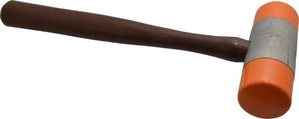 Made in USA - 2 Lb Head Plastic Faced Mallet - Wood Handle - Strong Tooling